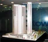 MODELL VIENNA TWIN TOWER M 1: 100